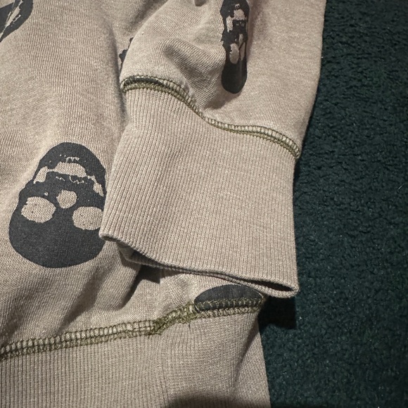 Maurices Tan Skull Print Sweatshirt - Picture 3 of 5